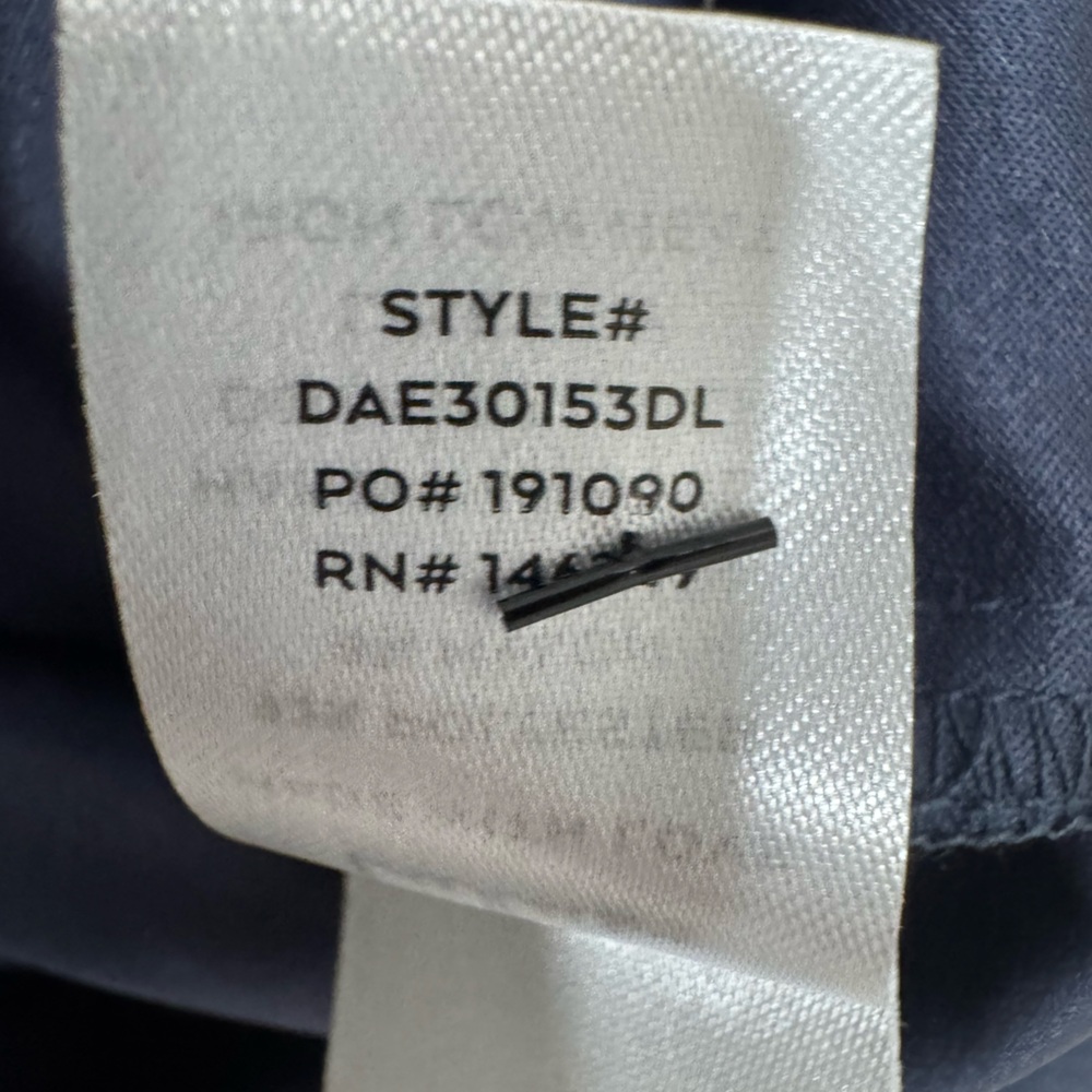 NWT Lulus Autumnal Views Dark Blue Suede Button-Up Tie-Front Midi Dress Women XL - Picture 14 of 16